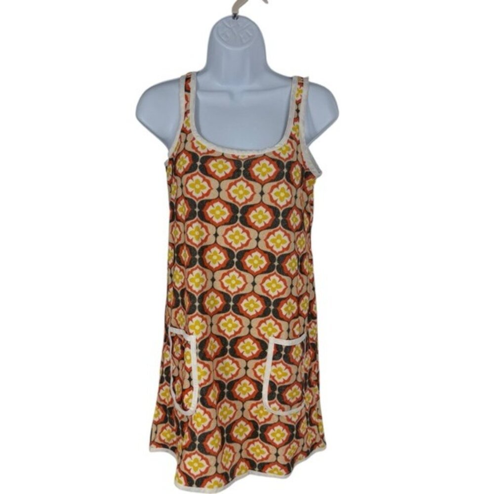 Tuckernuck Beach NEW Twiggy Buds Mini Terry Dress Swim Orange Cover Up Size S - Picture 3 of 11